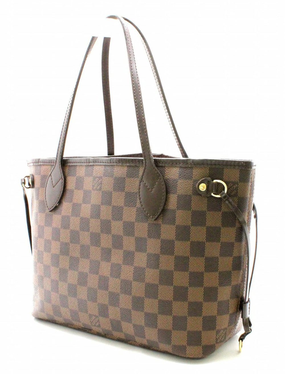 Louis Vuitton Damier Tote Shoulder Neverfull Handbag Bag Brown